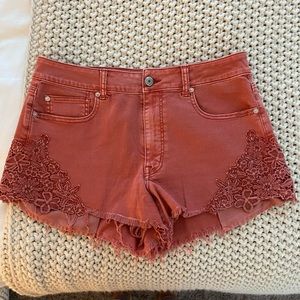 American Eagle high waisted jean shorts